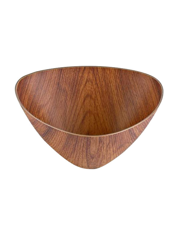 Evelin Large Triangle Bowl Serving Bowls, 10116M, Brown