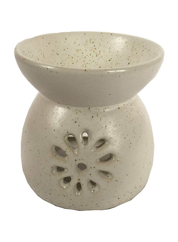 

Orchid Ceramic Mixed Room Decor Incense Burner, Off White
