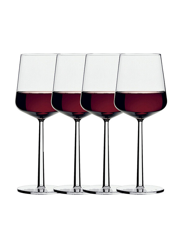 

Orchid 430ml 4-Piece Royal Leerdam Crystal Leyda Wine Glass Set, Clear