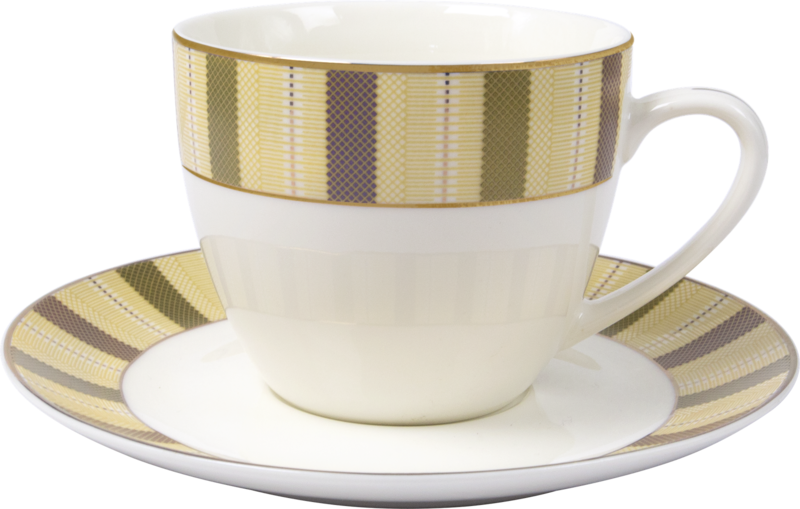 

ORCHID 12PCS NBC CUP AND SAUCER SET VIOLA