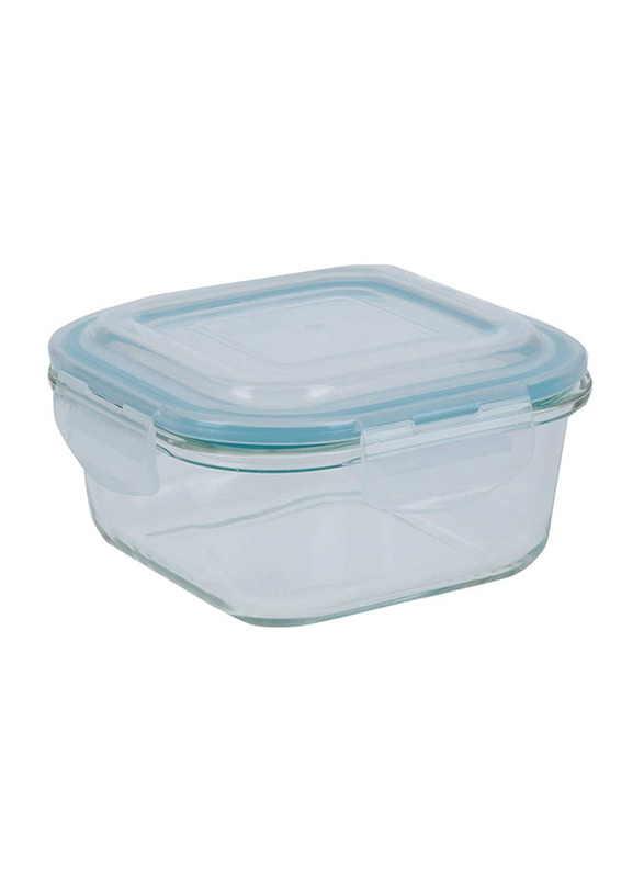 Neoflam Cloc Glass Food Storage Container with Lid, 1 Liter, Clear