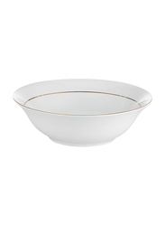 Queens 9-inch Bone China Serving Bowls, White