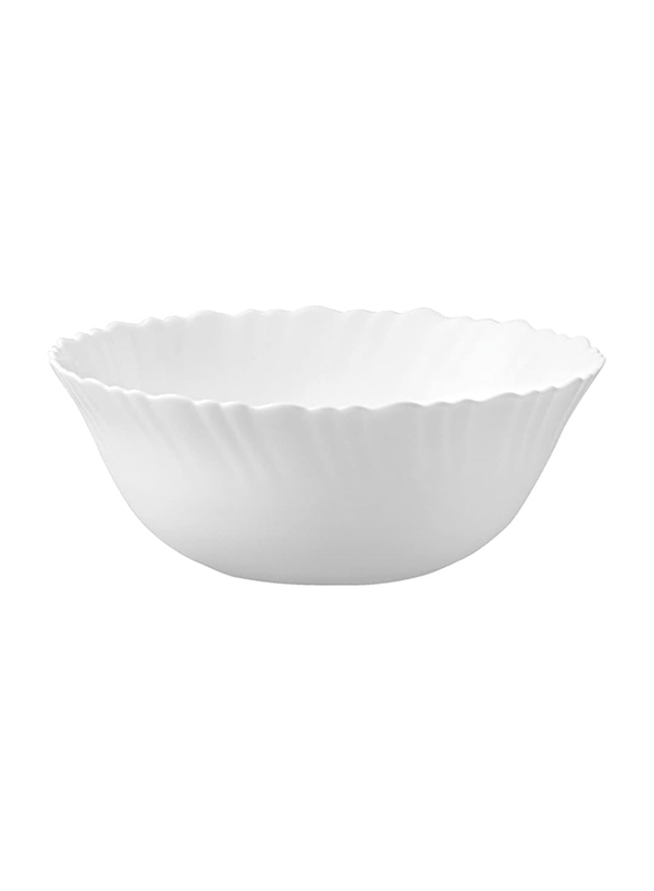 

Orchid 8-Inch 2-Piece Opalware Classique Ceramic Fruits Serving Bowl, White