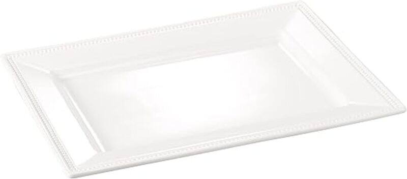 

ORCHID 15" EMBOSSED RECT SERVING PLATE