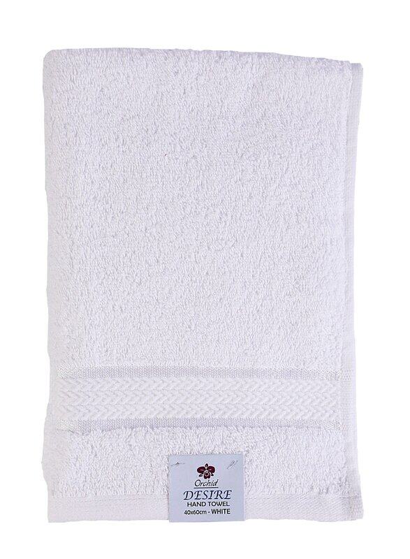 

ORCHID DESIRE HAND TOWEL 41X61CM WHITE
