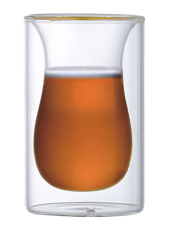 

Neoflam 200ml Double Wall Glass Mug, Clear