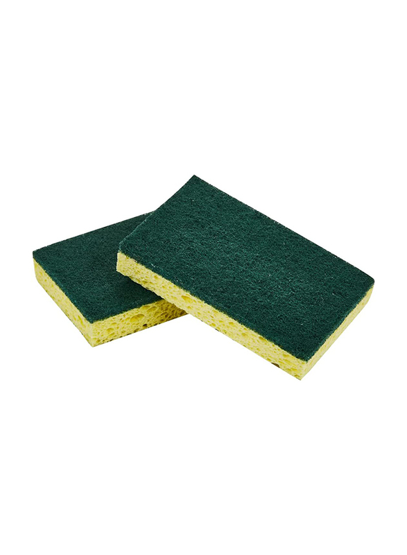 Orchid Dual Sided Dish Sponge for Kitchen, 2-Piece