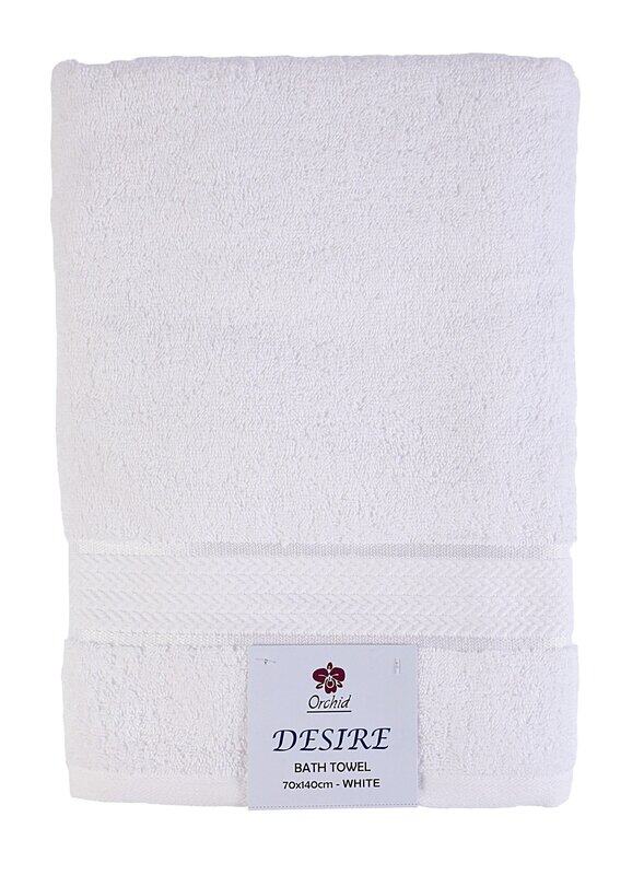 

ORCHID DESIRE BATH TOWEL 70X140CM WHITE