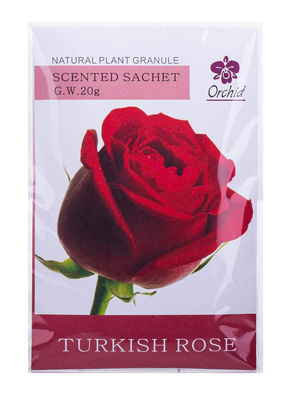 Orchid Natural Rose Scented Sachet, 20g, Multicolour