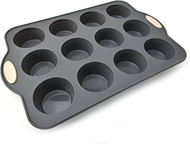 

ORCHID ILB 12PCS SILICONE MUFFIN CAKE PAN GREY