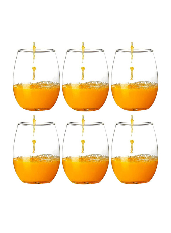 

Orchid 390ml 6-Piece Royal Leerdam Dining At Home Tumbler Glass Set, Clear