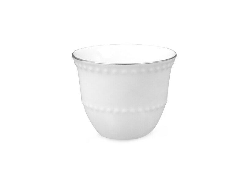 

ORCHID 12PCS CAWA CUP SET EMBOSSED PEARL