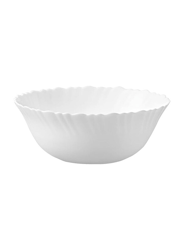 

Orchid 9-Inch 2-Piece Opalware Classique Porcelain Round Serving Bowl, White