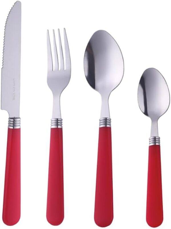 

ORCHID 16PCS CUTLERY SET RED