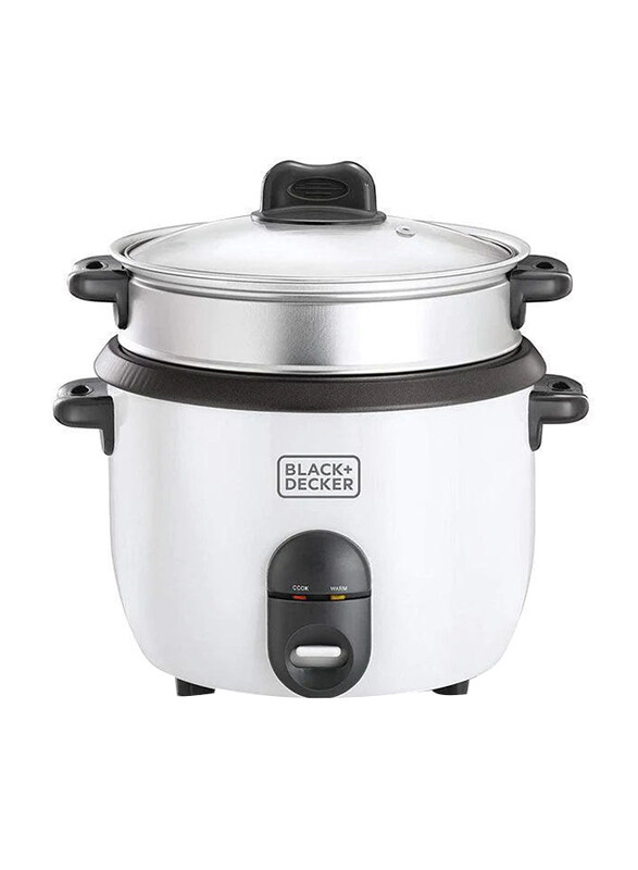 

Black+Decker 1.8L Rice Cooker, RC1860-B5, White