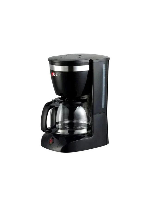 

DLC 1.25L Liquid Filter Coffee Machine, 800W, DLC-CM7302, Black/Clear/Silver