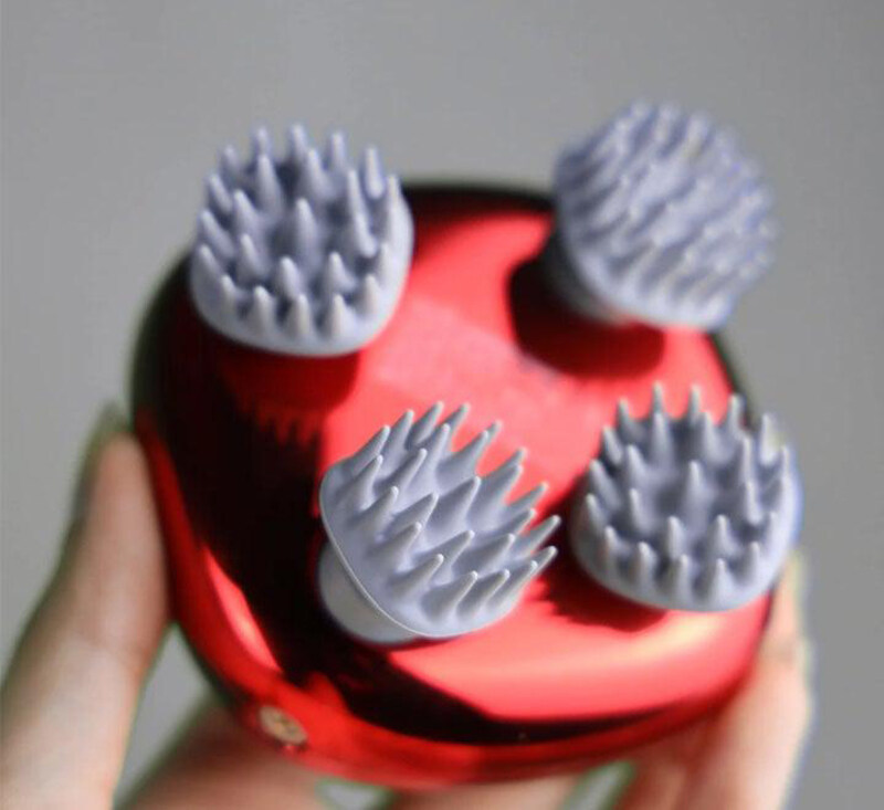

Generic Scalp Homedics Kneading Massager for All Hair Types, Red/Grey, 1 Piece