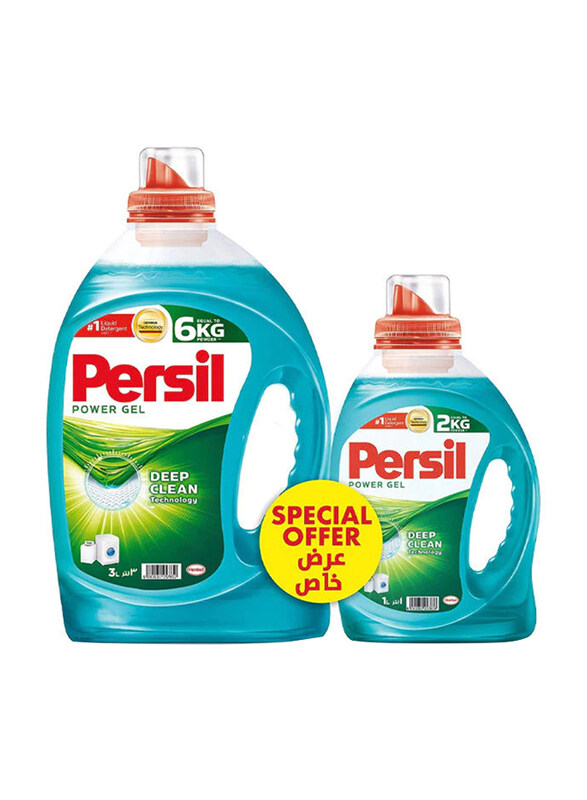 

Persil Black Liquid & Rose Fabric Softner, 2 Pieces, 2.5 Liters + 850ml