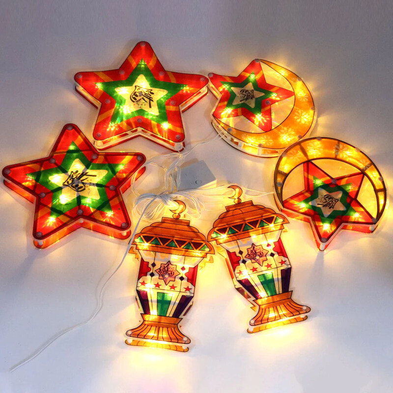 

Saving Home Ramadan LED Star Decoration Light, Multicolour