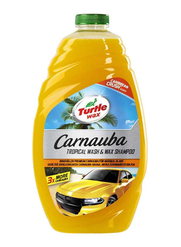 

Turtle Wax Carnauba Tropical Wash & Wax Shampoo, 1.42 Liters, Yellow