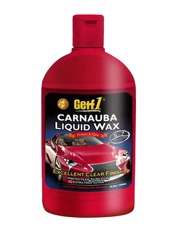 

Getf 1 Carnauba Liquid Wax Protects & Shine, 500ml, Red