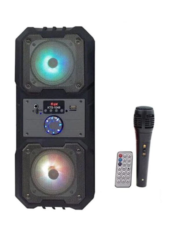 

Generic Karaoke KTS 1048 Rechargeable Speaker, Black