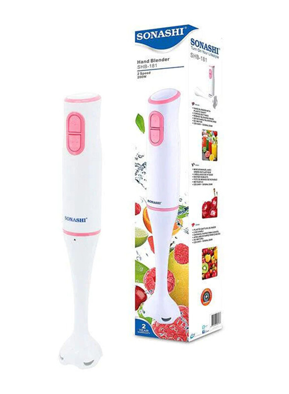 

Sonashi Hand Blender, 200W, SHB-181, White