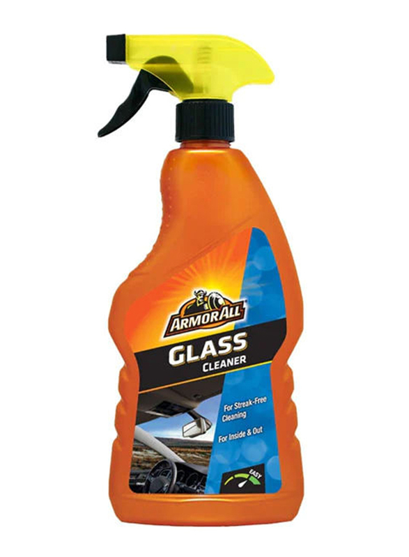 

Armor All Glass Cleaner for Streak-Free Cleaning for Inside & Out Spray, 500ml, Orange