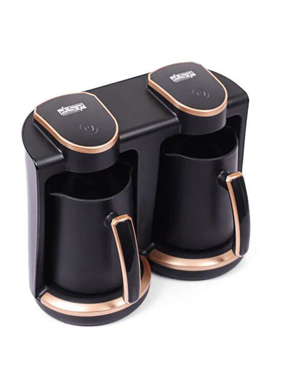 

DSP 0.5L Double Coffee Maker Machine, 400W, KA3049, Black