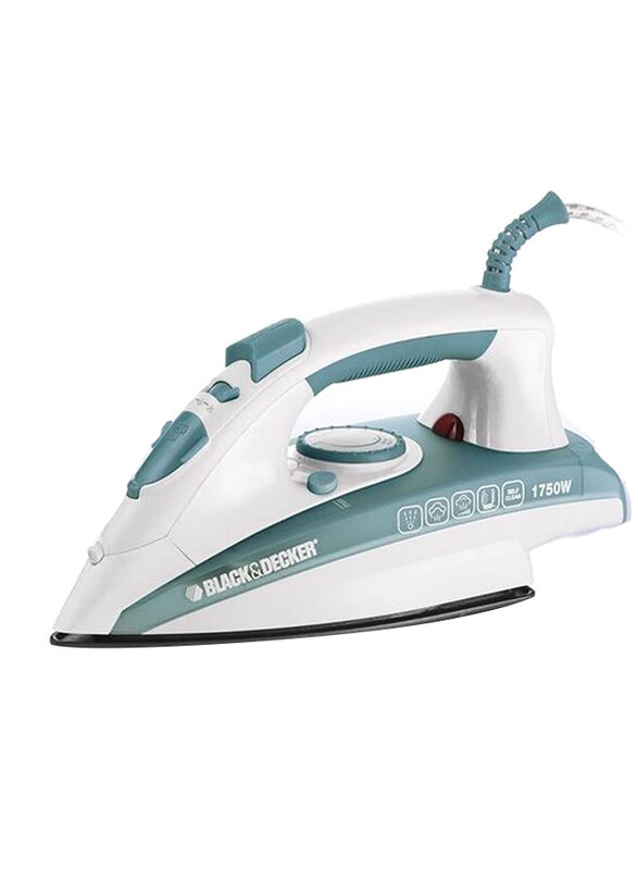 

Black+Decker Steam Iron, 1750W, X1600-B5, Multicolour