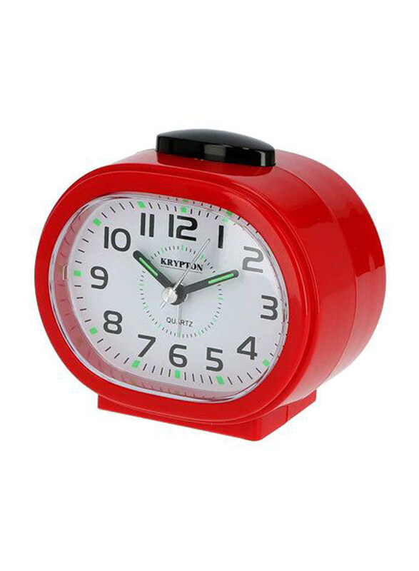 

Krypton Bell Alarm Indoor Mixed Room Decor Clock, KNWC6118, Red