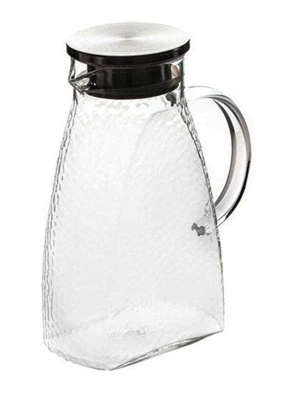 

Lifesmile 1.7 Ltr Borosilicate Glass Water Jug, LIFE-GP-16, Clear