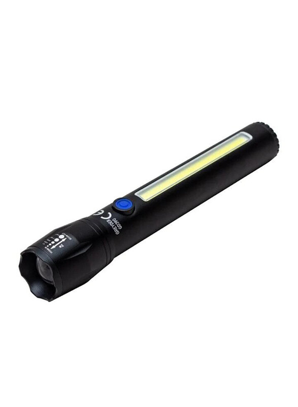 

360 LED Rechargeable Flashlight, BL-C63, Black