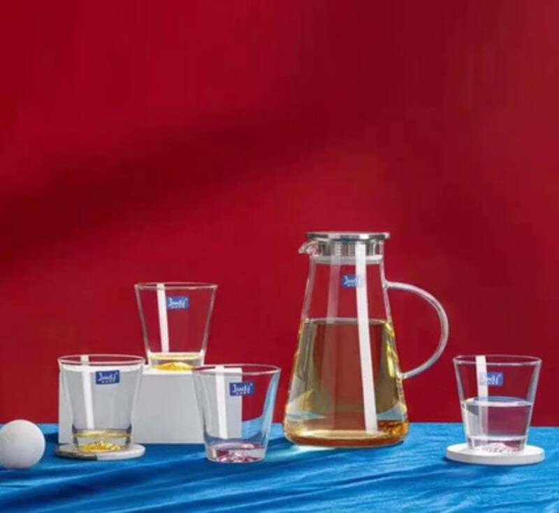 

Generic 5-Piece Water Jug & Water Glass Set, Clear