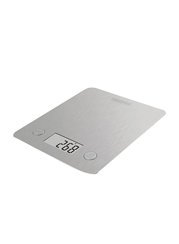 

Geepas Kitchen Scale with LCD Display, Silver