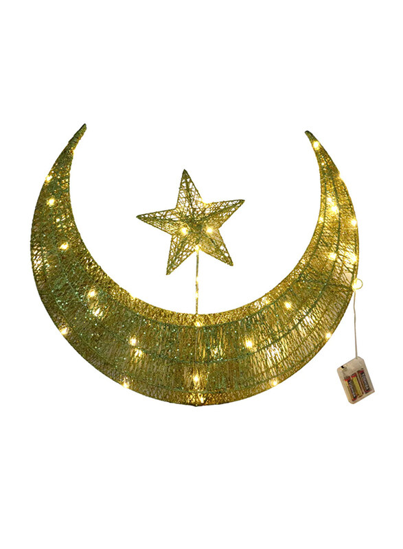 

Saving Home Ramadan Hilal LED Light, 51cm, EL31681, Gold