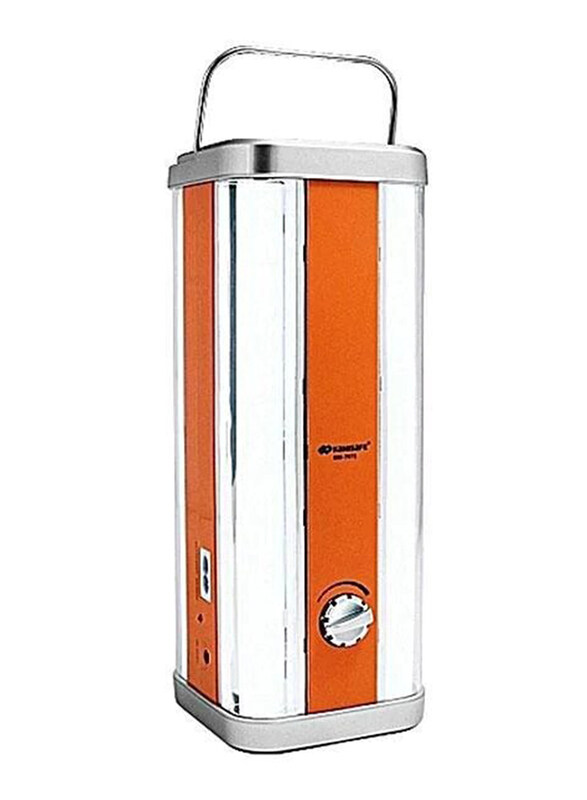 

Kamisafe Multi-functional Rechargeable Emergency Lantern, KM-7671, Orange