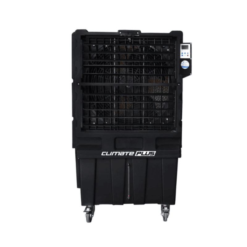 Climate Plus 80L Black Outdoor Air cooler with 12000 m3/h Air flow