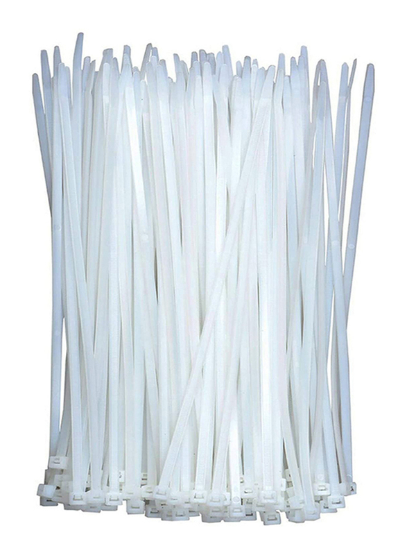 Relite Nylon Cables Tie, 200mm, 100 Pieces, White