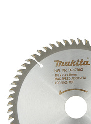 Makita MDF Cutting Blade, 185mm x 60 Teeth Size, D-17902, Silver