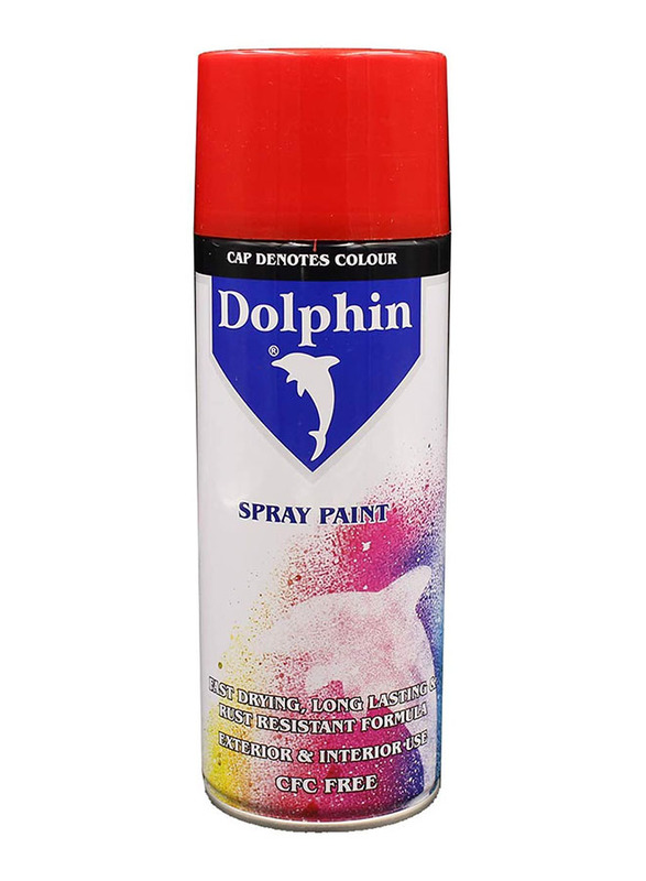 Dolphin Spray Paint, 400ml, Suzuki Red