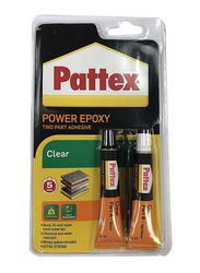 Pattex 2-Piece 22ml Power Epoxy Resin Hardener Glue Set, Black