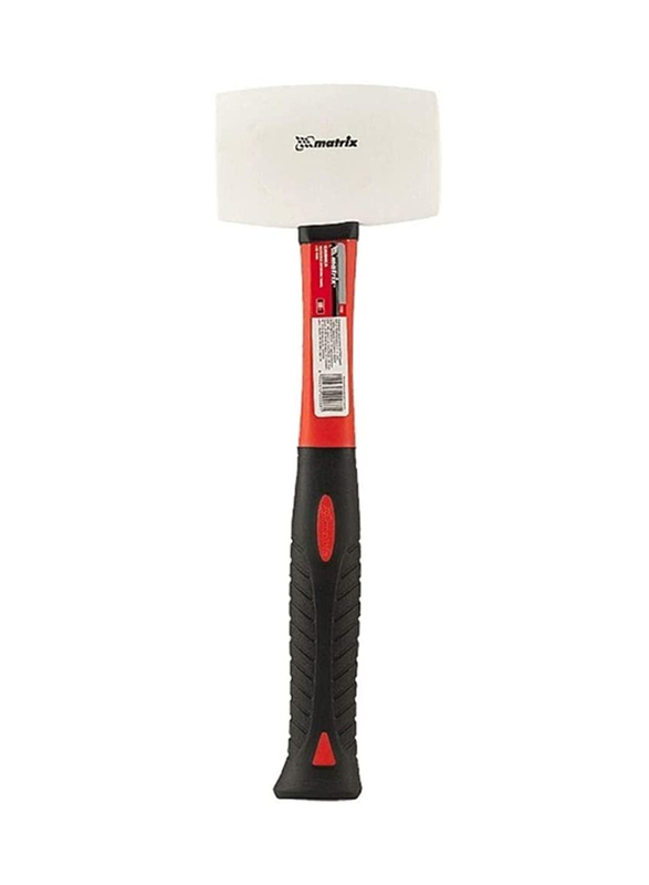 Matrix 680g Rubber Mallet, Red/Black