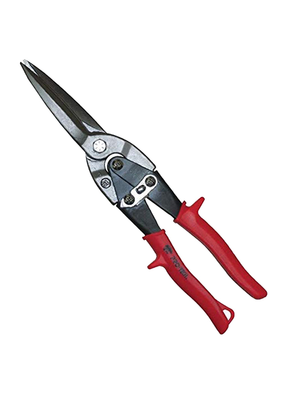 Pro-Tech 1060 Aviation Cutting Tin Snip, Red/Silver