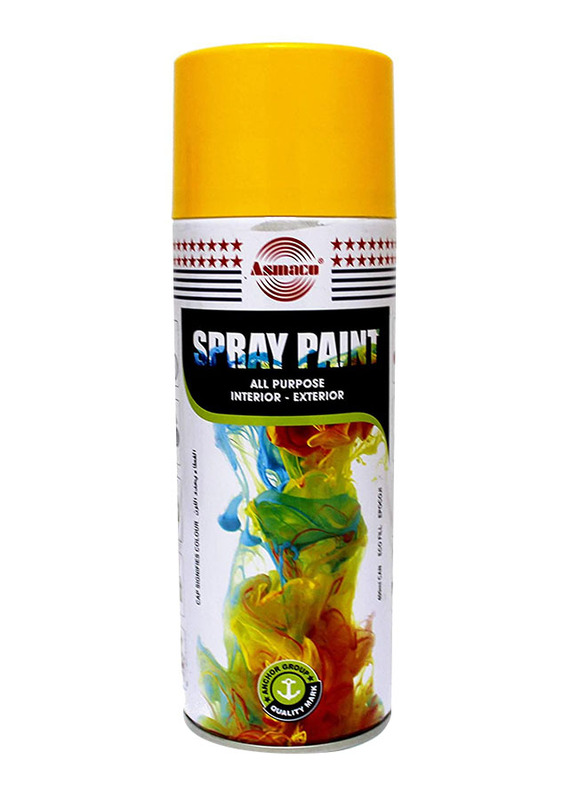 Asmaco Spray Paint, 400ml, Yellow