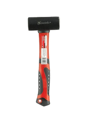 Matrix 1500g Sledge Hammer with Rubber Coated Handle, 109209, Black/Red