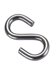 CanvasGT S Shape Hook, 25 Pieces, Silver