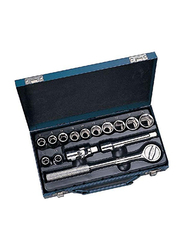 Jetech 15-Piece Socket Set, SK1/2-15S, Silver