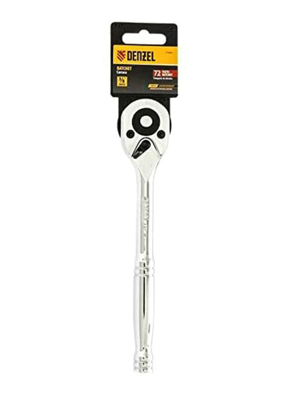 Denzel 3/8-inch Ratchet Wrench, Silver