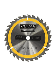 Dewalt 184x16mm 30T (AC) Construction Circular Saw Blade, DT1940-QZ, Multicolour